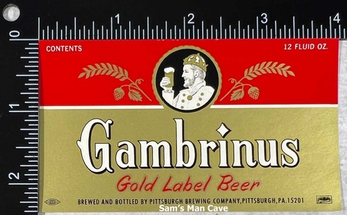 Gambrinus gold label beer - gambrinus,